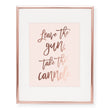 Load image into Gallery viewer, Leave the Gun Take the Cannoli Foil Art Print