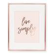 Load image into Gallery viewer, Live Simply Foil Art Print