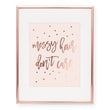 Load image into Gallery viewer, Messy Hair Don't Care Foil Art Print