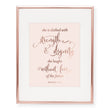Load image into Gallery viewer, Strength & Dignity Proverbs 31:25 Foil Art Print