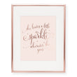 Load image into Gallery viewer, She Leaves A Little Sparkle Foil Art Print