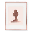 Load image into Gallery viewer, Top Knot Messy Bun Foil Art Print