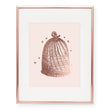 Load image into Gallery viewer, Vintage Beehive Foil Art Print