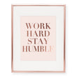 Load image into Gallery viewer, Work Hard Stay Humble Foil Art Print