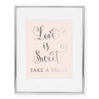 Load image into Gallery viewer, Love Is Sweet Foil Art Print