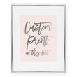 Load image into Gallery viewer, Custom Foil Art Print, font 5