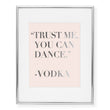 Load image into Gallery viewer, Vodka Quote Foil Art Print