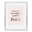 Load image into Gallery viewer, Behind Every Successful Woman Is Herself Foil Art Print