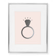 Load image into Gallery viewer, Diamond Ring Foil Art Print