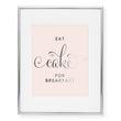 Load image into Gallery viewer, Eat Cake For Breakfast Foil Art Print
