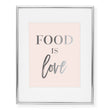 Load image into Gallery viewer, Food Is Love Foil Art Print