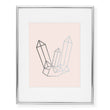 Load image into Gallery viewer, Geode Gem Cluster Foil Art Print