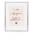 Load image into Gallery viewer, Instagram Hashtag Custom Foil Art Print, style 2