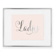 Load image into Gallery viewer, Ladies Restroom Sign Foil Art Print