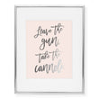 Load image into Gallery viewer, Leave the Gun Take the Cannoli Foil Art Print
