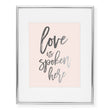 Load image into Gallery viewer, Love Is Spoken Here Foil Art Print