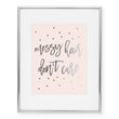 Load image into Gallery viewer, Messy Hair Don't Care Foil Art Print