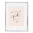 Load image into Gallery viewer, She Leaves A Little Sparkle Foil Art Print