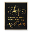 Load image into Gallery viewer, Let Her Sleep Foil Art Print