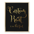 Load image into Gallery viewer, Custom Foil Art Print, font 1