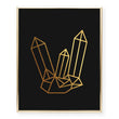 Load image into Gallery viewer, Geode Gem Cluster Foil Art Print