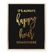 Load image into Gallery viewer, Happy Hour Foil Art Print