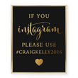Load image into Gallery viewer, Instagram Hashtag Custom Foil Art Print, style 1