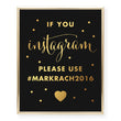 Load image into Gallery viewer, Instagram Hashtag Custom Foil Art Print, style 2