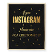 Load image into Gallery viewer, Instagram Hashtag Custom Foil Art Print, style 3