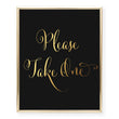 Load image into Gallery viewer, Please Take One Foil Art Print