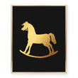 Load image into Gallery viewer, Rocking Horse Foil Art Print