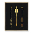 Load image into Gallery viewer, Three Arrows Foil Art Print