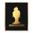 Load image into Gallery viewer, Top Knot Messy Bun Foil Art Print
