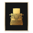 Load image into Gallery viewer, Typewriter Foil Art Print