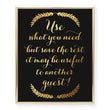 Load image into Gallery viewer, Use What You Need Foil Art Print