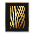 Load image into Gallery viewer, Zebra Print Foil Art Print