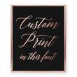 Load image into Gallery viewer, Custom Foil Art Print, font 4
