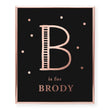 Load image into Gallery viewer, Kids Monogram Custom Foil Art Print