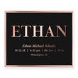 Load image into Gallery viewer, Personalized Baby Birth Stats Foil Art Print | Ethan