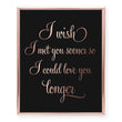 Load image into Gallery viewer, I Wish I Met You Sooner Foil Art Print