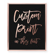 Load image into Gallery viewer, Custom Foil Art Print, font 5