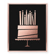 Load image into Gallery viewer, Birthday Cake Foil Art Print