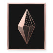 Load image into Gallery viewer, Abstract Gemstone Foil Art Print