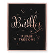 Load image into Gallery viewer, Bubbles Please Take One Foil Sign
