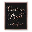Load image into Gallery viewer, Custom Foil Art Print, font 2