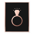 Load image into Gallery viewer, Diamond Ring Foil Art Print
