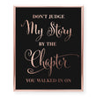 Load image into Gallery viewer, Don't Judge My Story Foil Art Print
