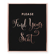 Load image into Gallery viewer, Find Your Seat Foil Art Print