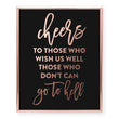 Load image into Gallery viewer, Go To Hell Foil Art Print