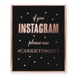 Load image into Gallery viewer, Instagram Hashtag Custom Foil Art Print, style 3